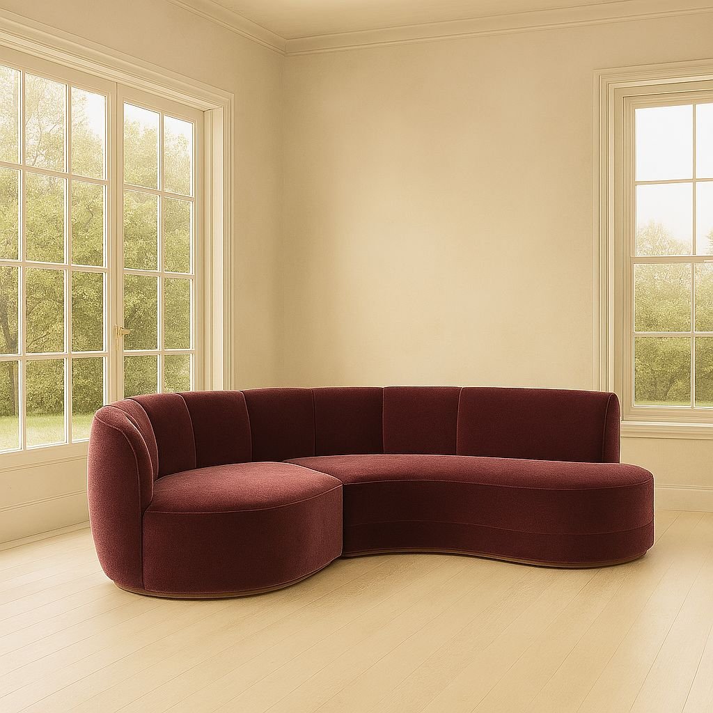 Lostrigg Curved Sofa: Luxury Modular Comfort
